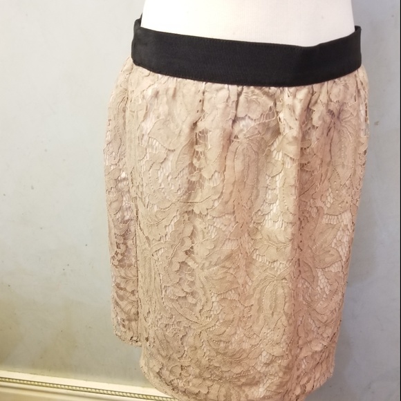 LOFT Ann Taylor lace mini skirt (L24) - Picture 2 of 6